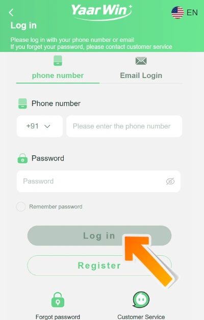 LOGIN  BUTTON CLICK