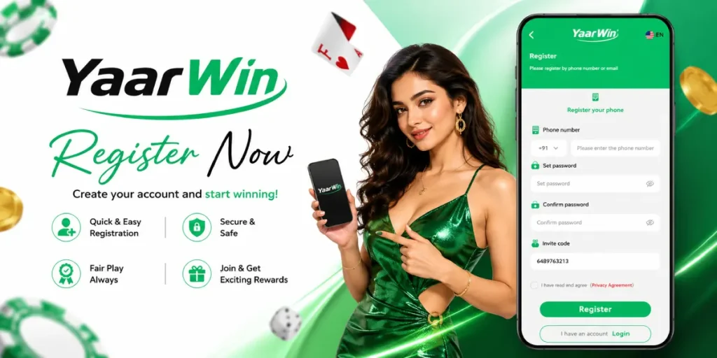 Yaar Win Game Register Guide